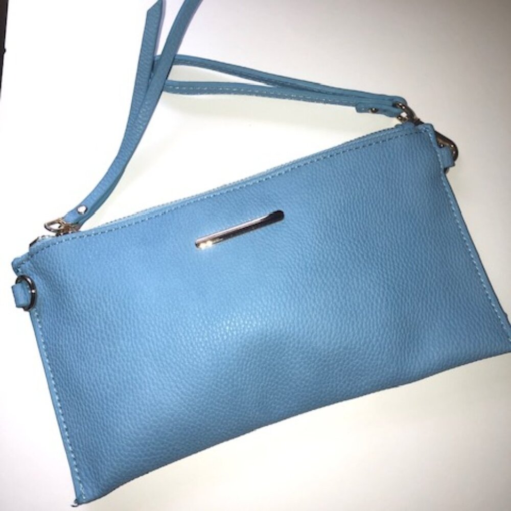 Katie Q New York Cross Body Bag - Light Blue